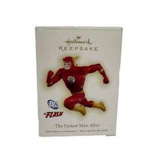 The Flash Fastest Man Alive Super Hero DC Comics 2009 Hallmark Ornament